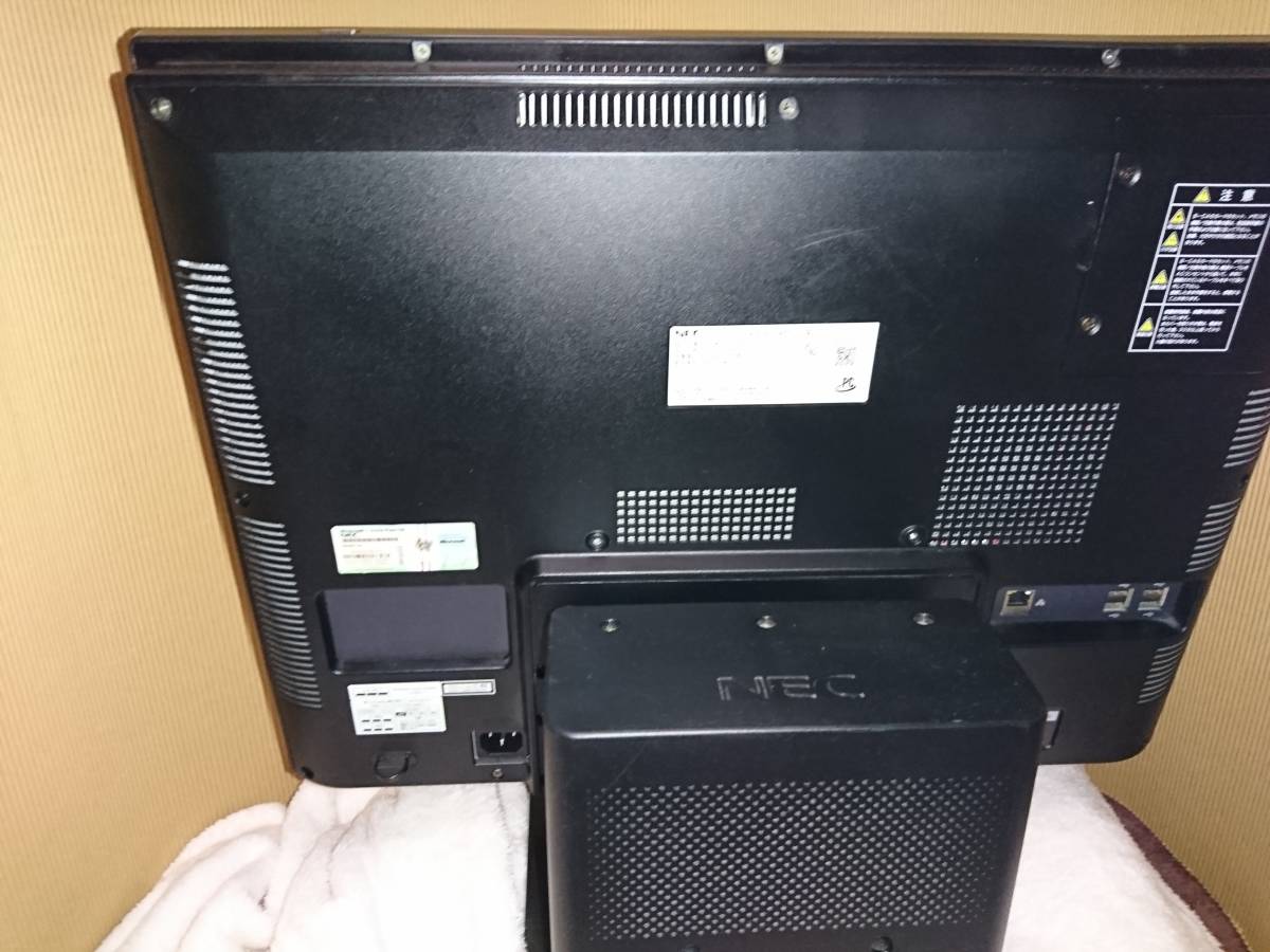 NEC VALUESTAR W デスクトップ ファインブラック パソコン・周辺機器 【美品】TVパソコン PC-VW770CS6B Core i5 Win7 地デジ,CS,BS FULLHD 23インチ A27