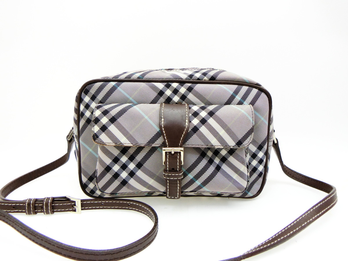 BURBERRY BLUE LABEL チェック柄ショルダーバッグ BURBERRY BLUE LABEL