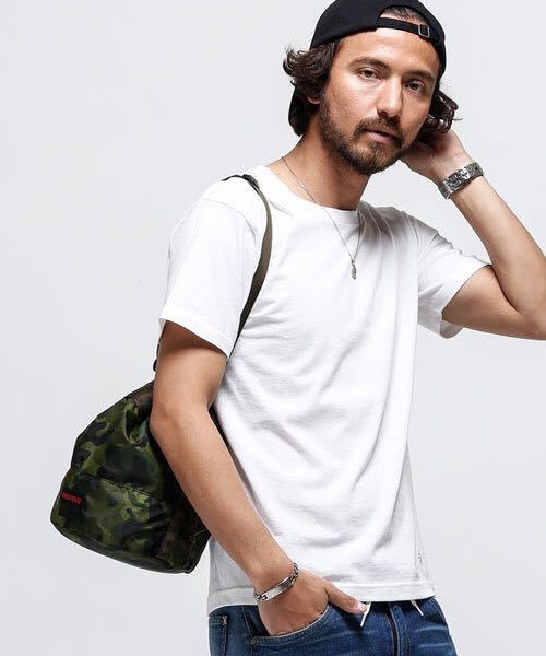 BRIEFING × nanouniverse 別注 巾着バッグ サコッシュ ブリーフィング ナノユニバース 限定 ほぼ未使用