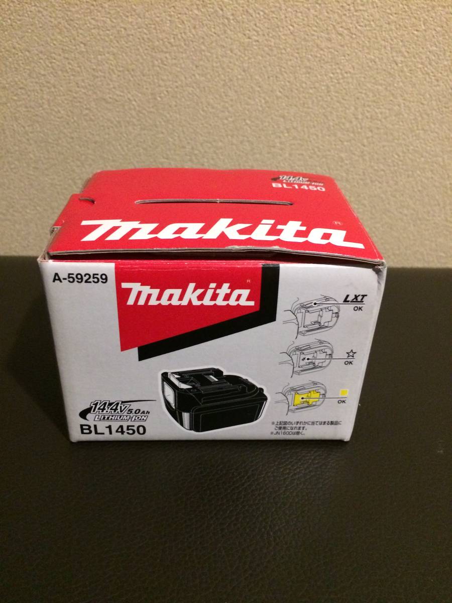 【充電回数　17回】マキタ　BL1450 リチウムイオンバッテリー マキタ BL1450 14.4V-5.0Ah リチウムイオンバッテリー ウエダ金物
