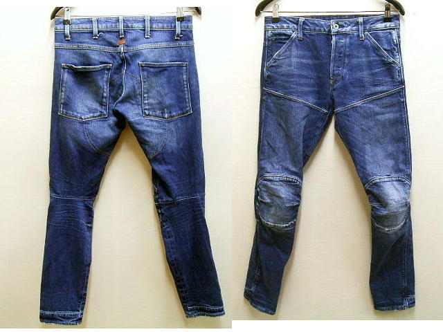即決 [W30]G-STAR RAW 5620 3D SLIM バイカー スリム スキニー