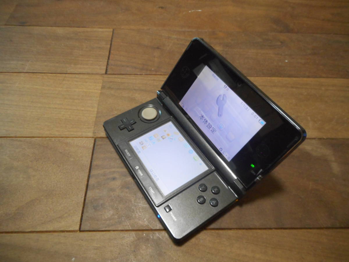 超激得，送料無料 ③ 完動品液晶綺麗 3DS本体コスモブラックVer10.3.0-28J 動作良品1円スタート(ニンテンドー3DS本体)｜売買されたオークション情報、yahooの商品情報をアーカイブ公開 - オークファン ニンテンドー3DS本体