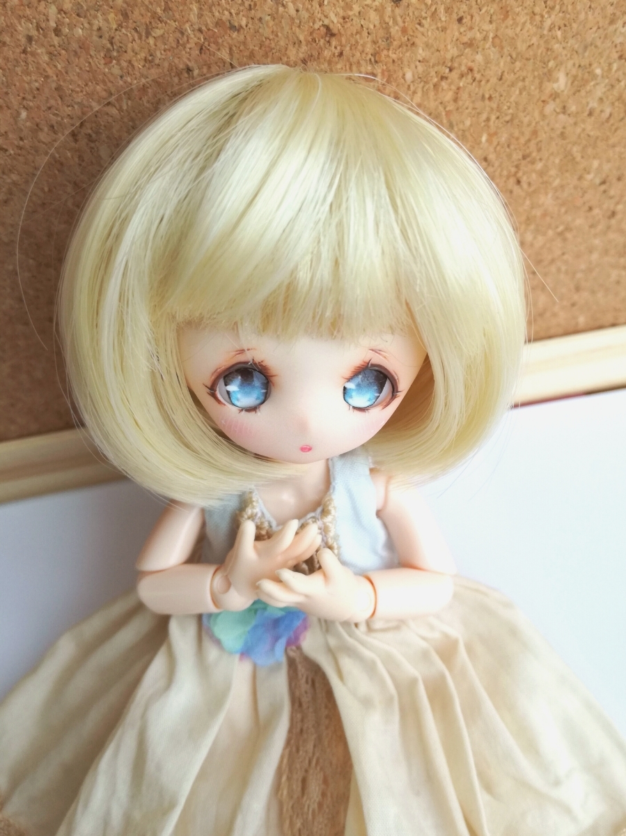 てとてと。PARABOX縮小カスタムヒカリヘッド、オビツ11等に、アイ付き。No.14_6