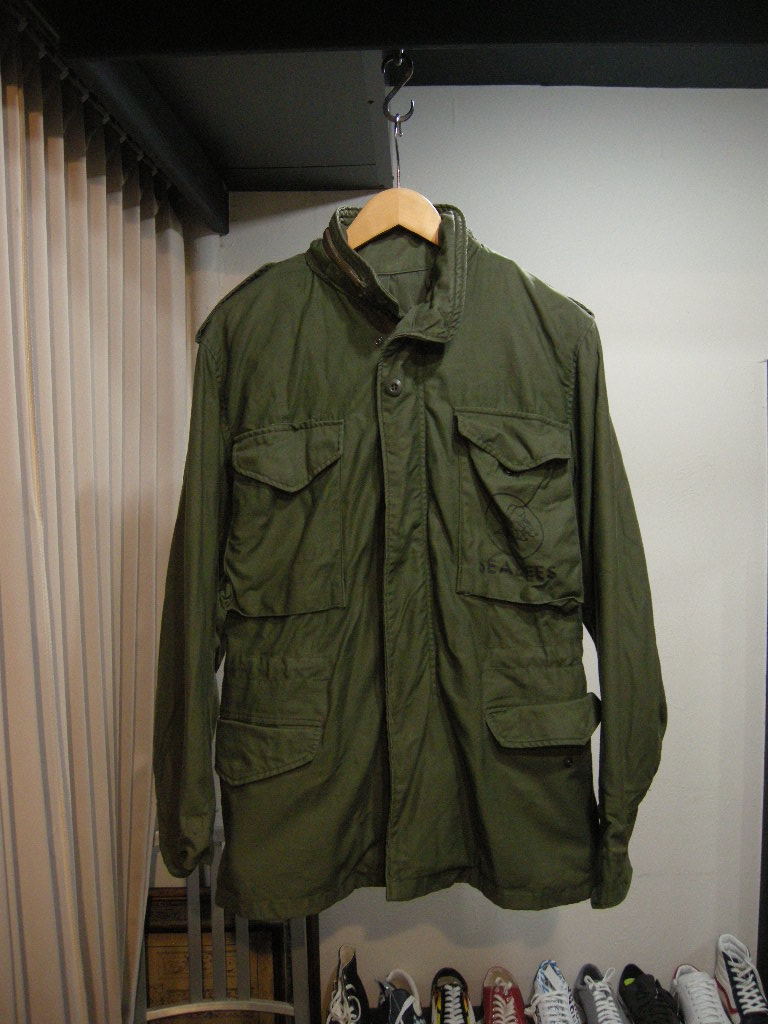 M-65 SEABEES プリント アーミー ジャケット サイズXS ▲