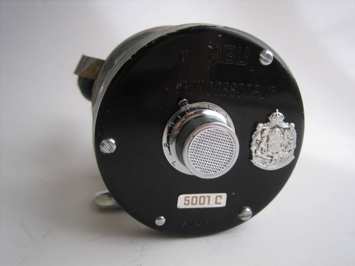 ABU アンバサダー 5001C 1972年製 左ハンドル Big-A刻印 ハイスピード