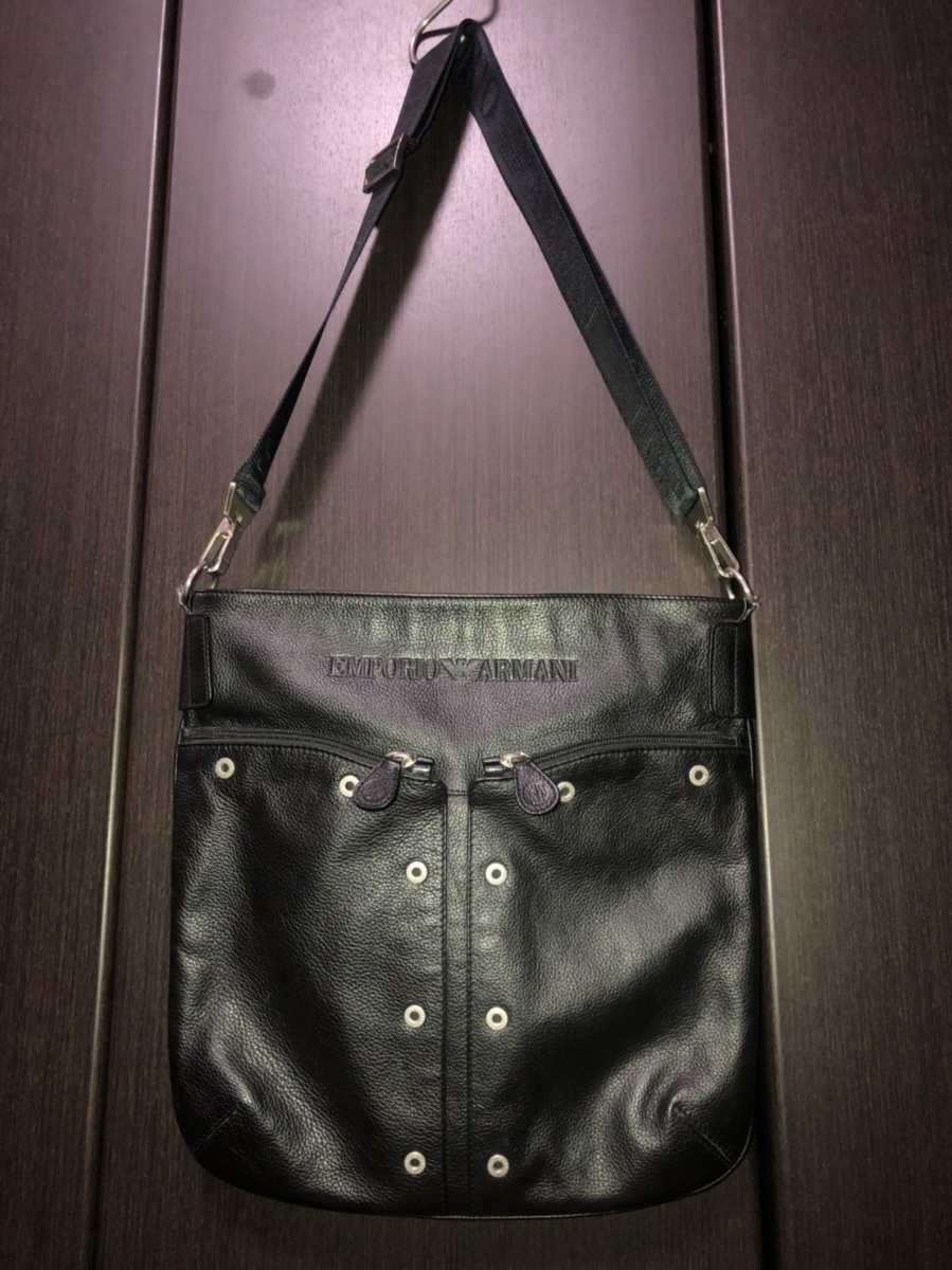 EMPORIOARMANI ショルダーバッグ レザーバック トートバッグ メンズバック アルマーニ 