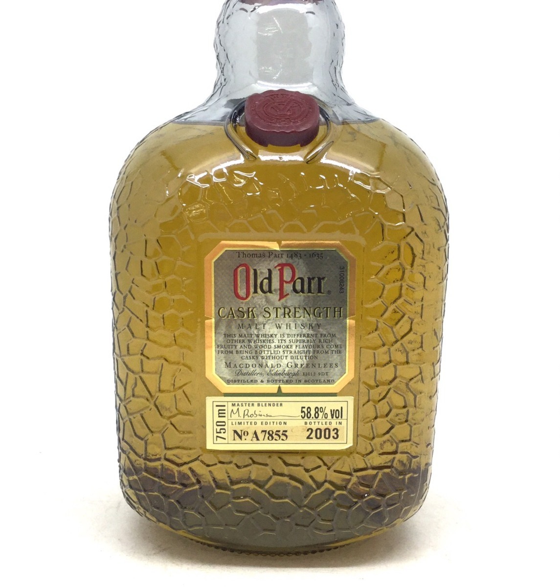カスクストレングス 750ml オールドパー レトロオールドパー 58.8度