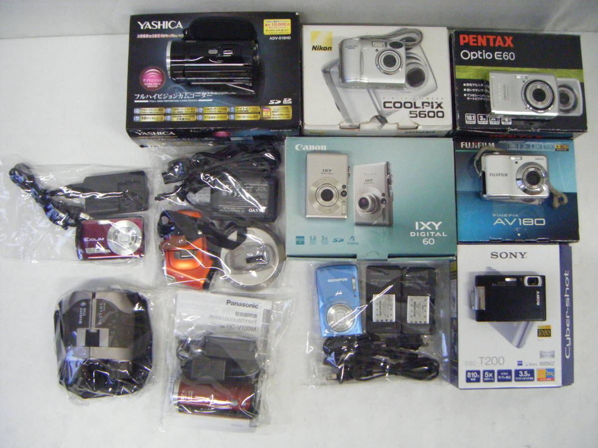 Ｈ1128-2Ｖ/ デジタルカメラ 双眼鏡 まとめ OLYMPUS FUJIFILM PENTAX CASIO Panasonic Nikon Canon YASHICA デジカメ(コンパクトデジタルカメラ)｜売買されたオークション情報、yahooの商品情報をアーカイブ公開 その他