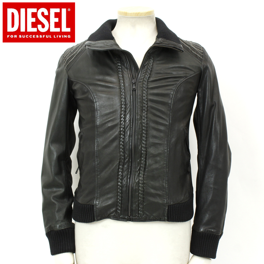 diesel 美品 レザー シングルライダースジャケット 【公式通販】