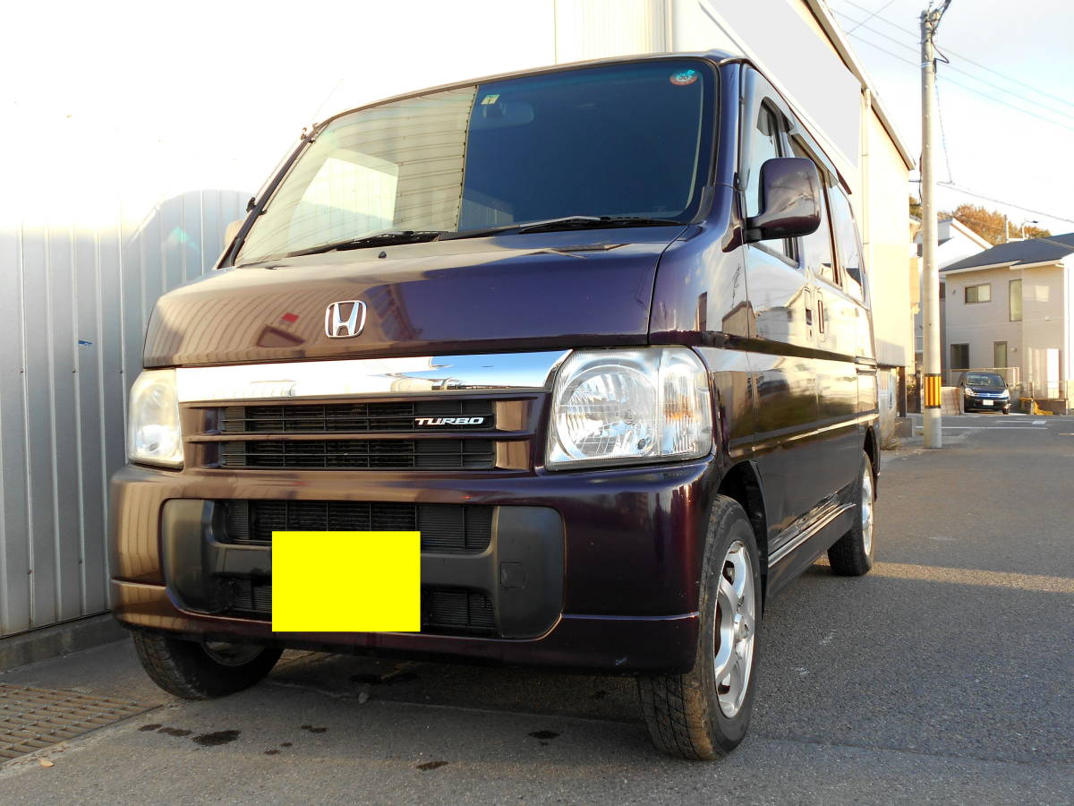 ホンダ バモス ターボ 車検残あり バモス ターボ 4WD 記録簿多数 車検満タン！
