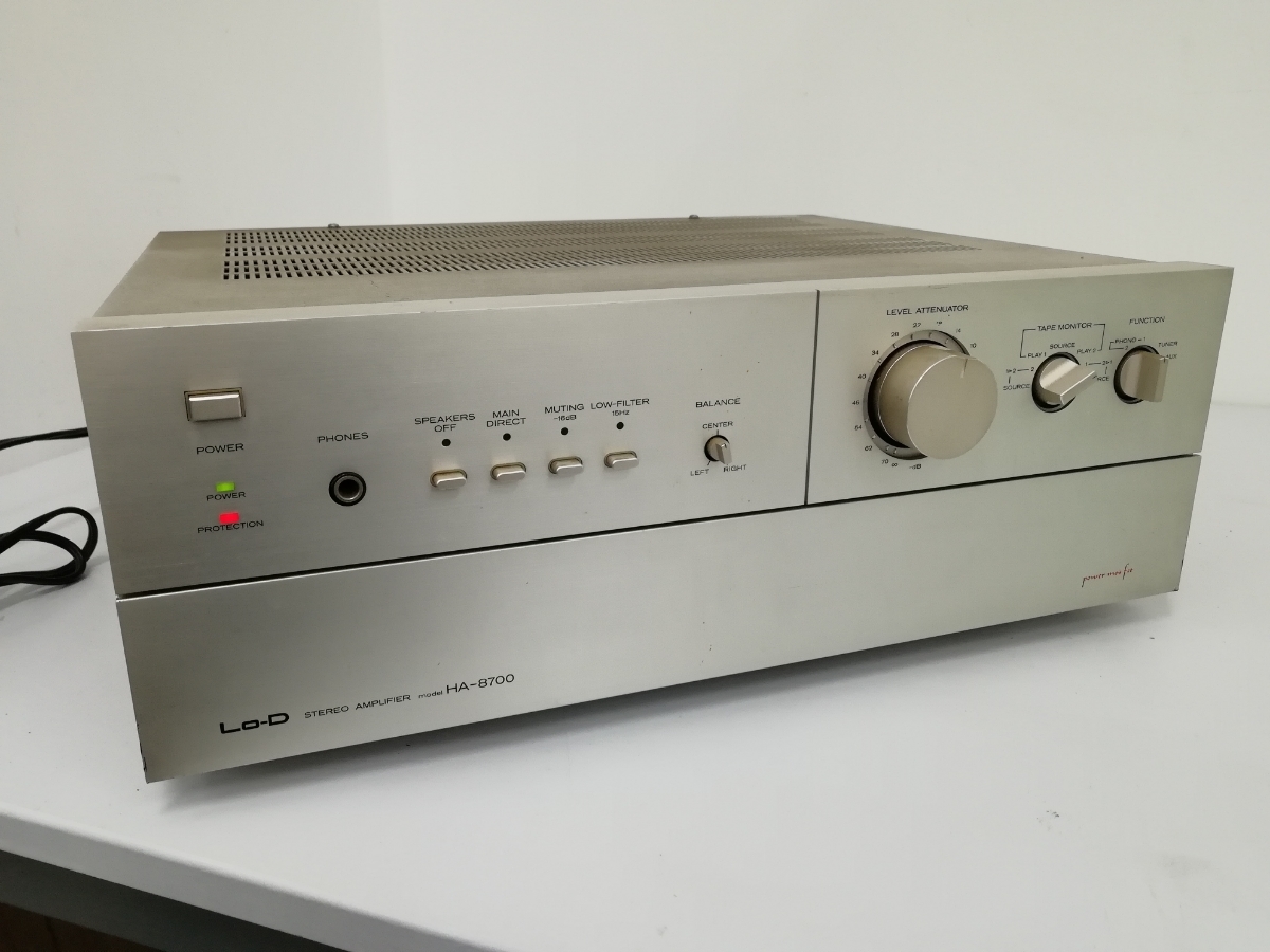 日立ローディー　プリとパワーアンプ動作品 121t4 日立 HITACHI LO-D ローディ プリメイン アンプ ステレオ