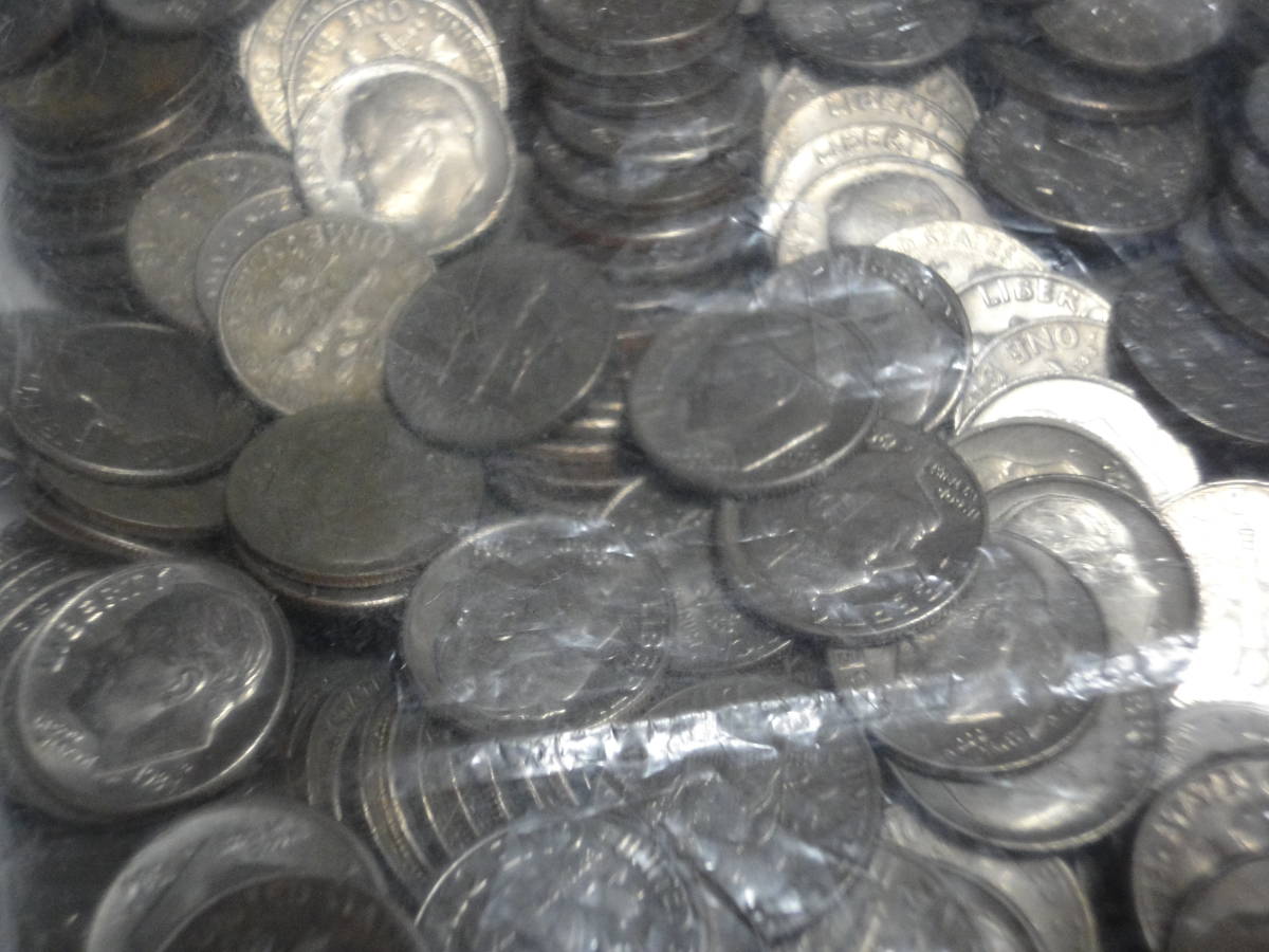 アメリカ 10セント硬貨 1000枚 アメリカ - 10セント硬貨 1000枚 