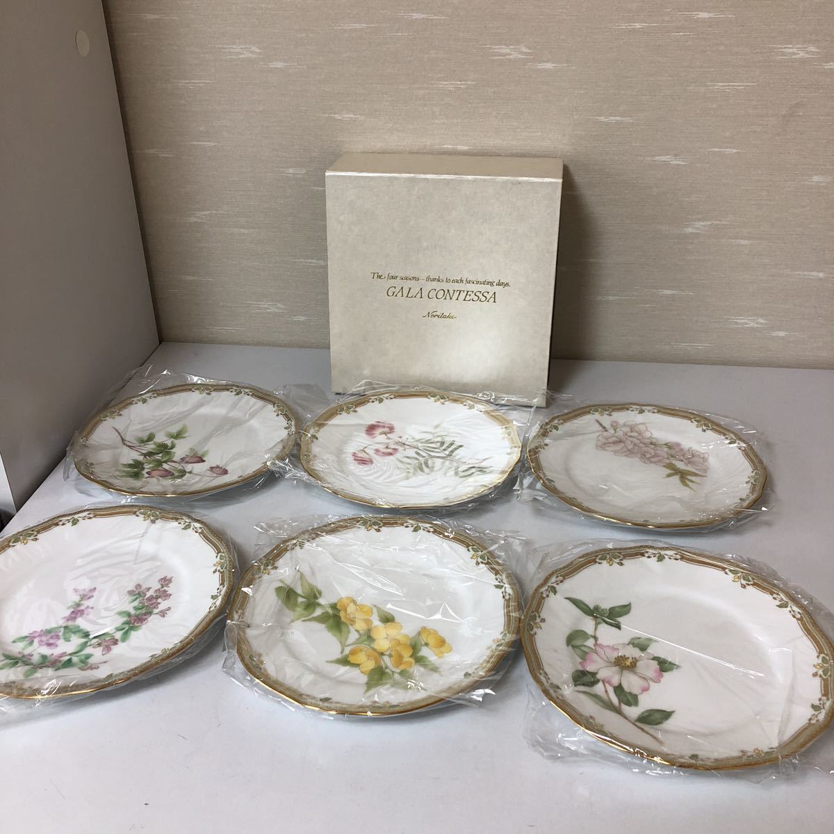 食器・キッチン用品 【Noritake ノリタケ】 6枚 GALA CONTESSA