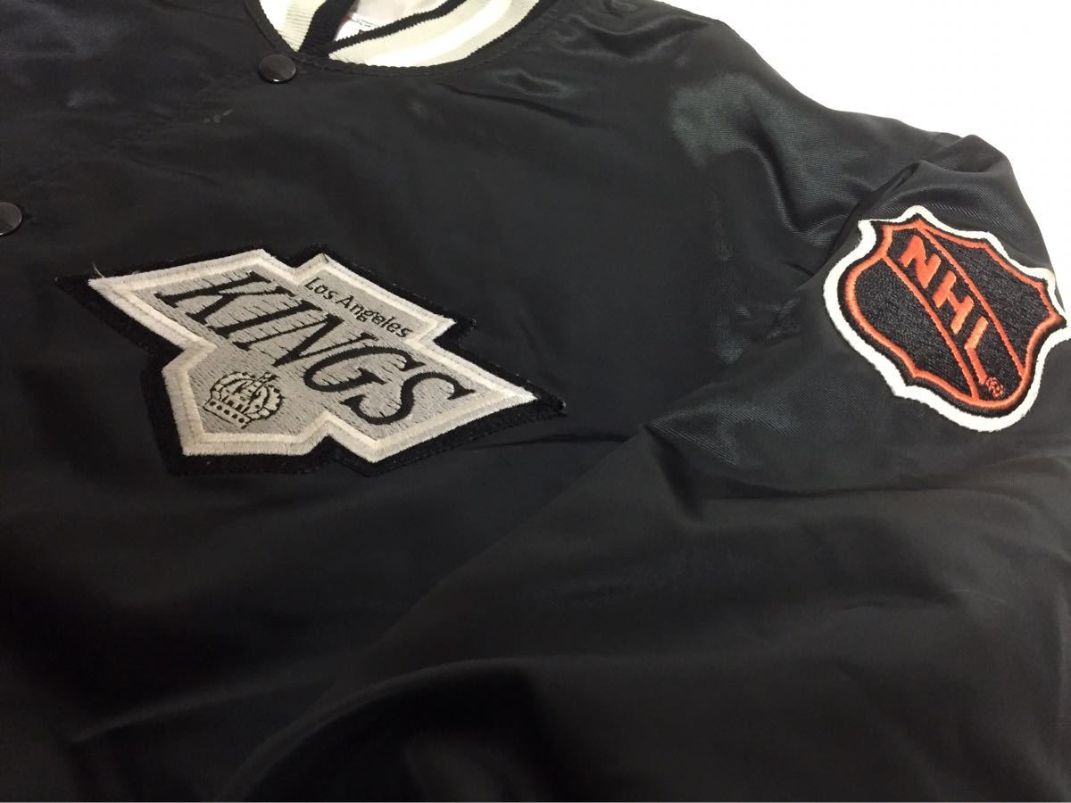 80s 90s USA製 STARTER NFL Los Angeles kings スターター スタジャン 