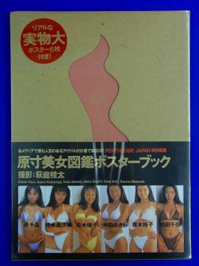 アート/エンタメ 原寸美女図鑑ポスターブック 青木裕子、原千晶、坂木