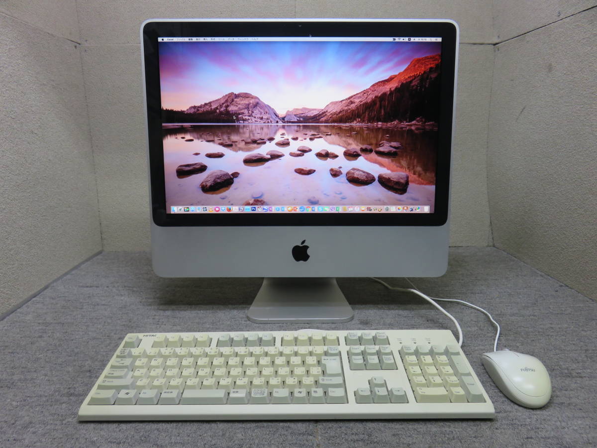 デスクトップ型PC APPLE imac 24インチa1225 動作OK OS ELCAPITAN