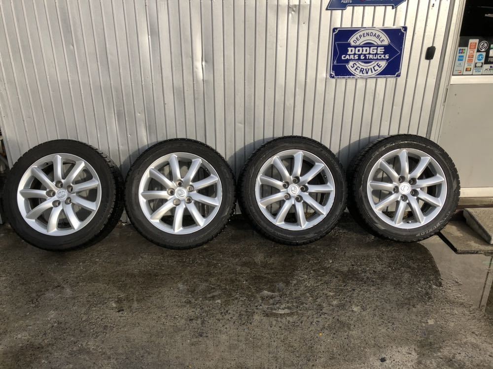 レクサスLS460 レクサス純正アルミ スタッドレスタイヤセットLS460 