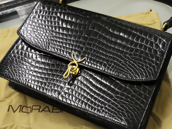 美品 モラビト 最高峰手縫いシグネチャーバッグ ヴァンドーム