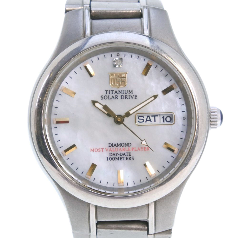 ELGIN エルジン チタン SOLAR FK-1251-C DRIVE ソーラー FK-1251 