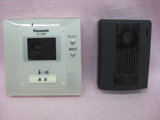 ◇I◇Panasonic/パナソニック テレビドアホンモニターVL-486X/玄関子機