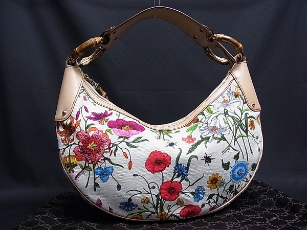 公式通販店舗 1円 □極美品□ GUCCI グッチ バンブー 137577 