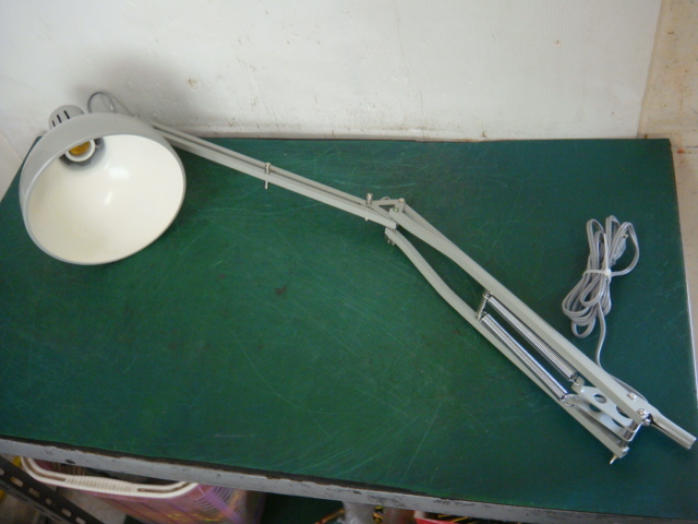 【未使用品】昭和レトロ内田洋行ウチダ製図用ランプ　＃41681110