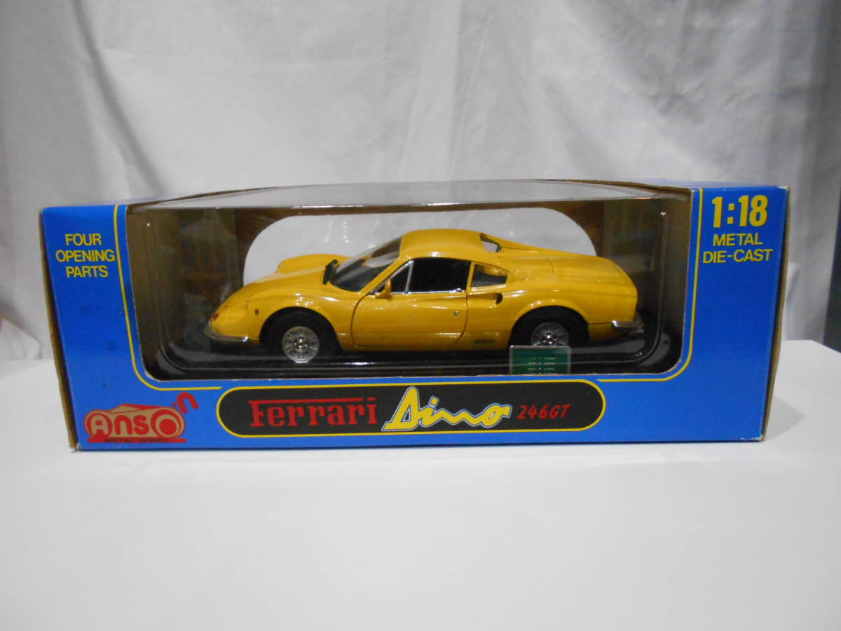 1⁄18 246GT ANSON フェラーリ ディーノ ミニカー FERRARI Dino DINO