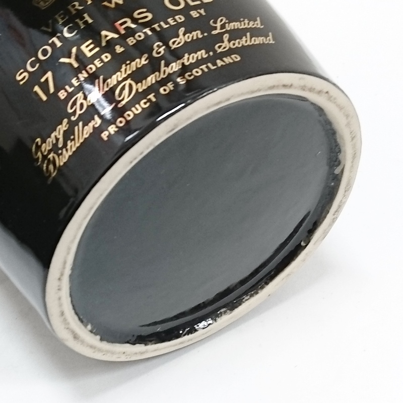 未開栓 Ballantine's バランタイン 17年 スコッチ ウイスキー 黒陶器