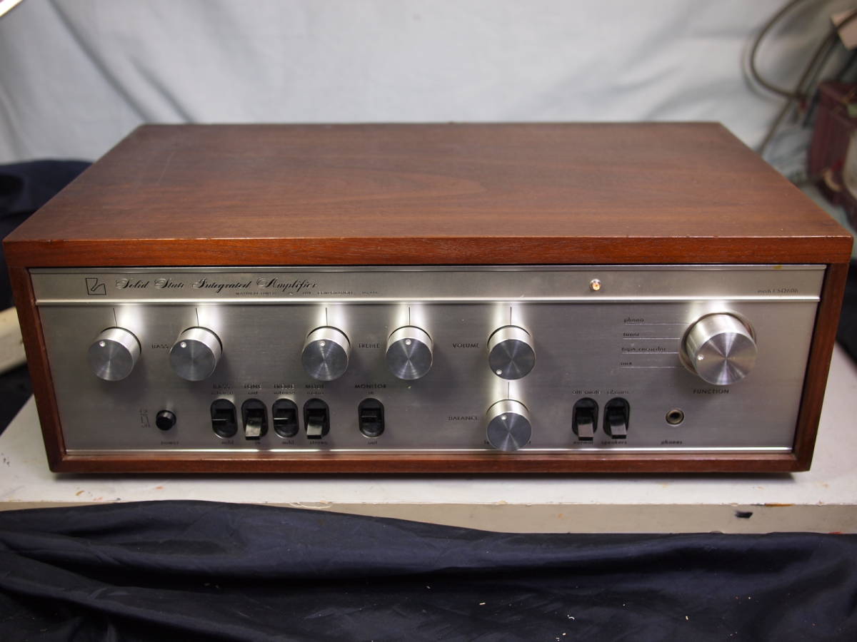☆ LUXMAN ラックスマン SQ606 アンプ 音出し確認済 中古 現状品