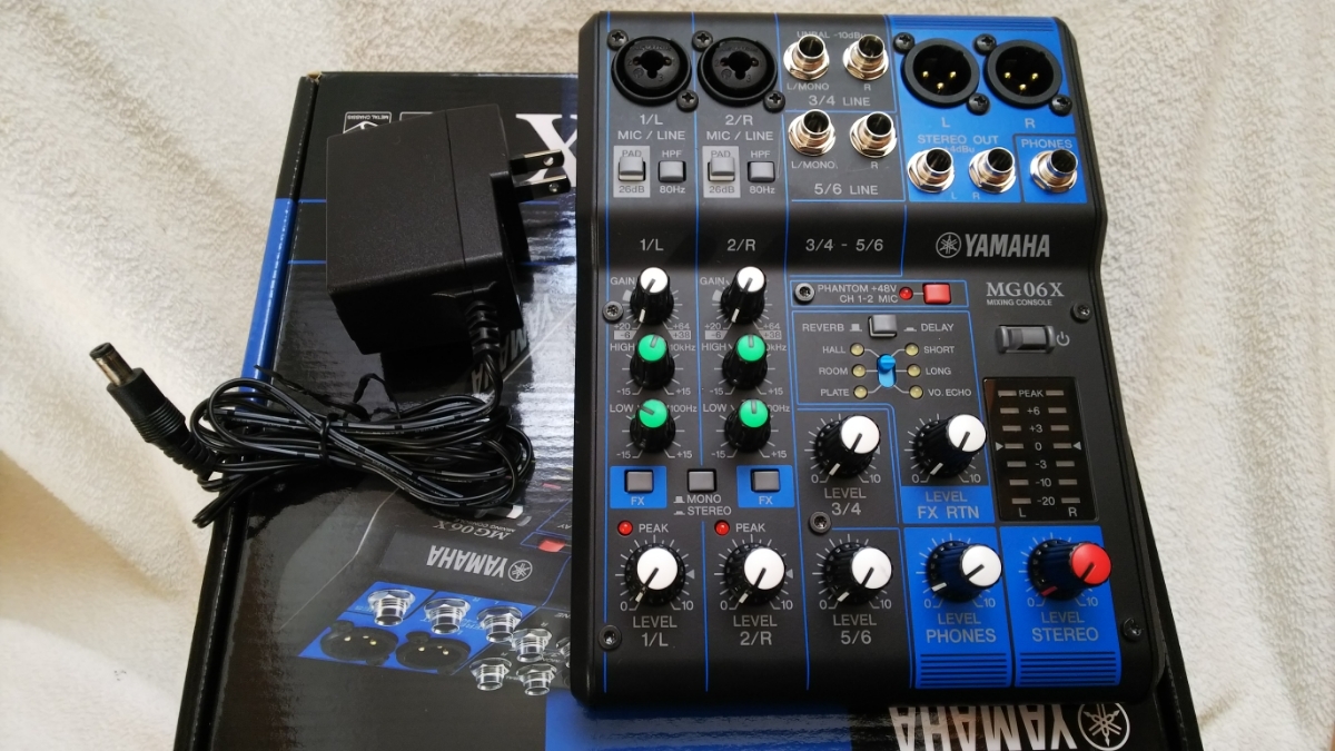ヤマハミキシングコンソールMG 06 YAMAHA MG06X MIXING CONSOLE ヤマハ