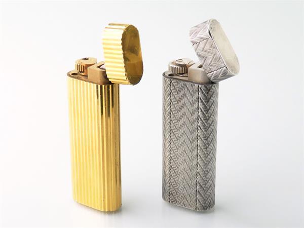 1円~ カルティエ オーバル ガスライター 2点セット ゴールド 1円~ カルティエ オーバル ガスライター 2点セット ゴールド