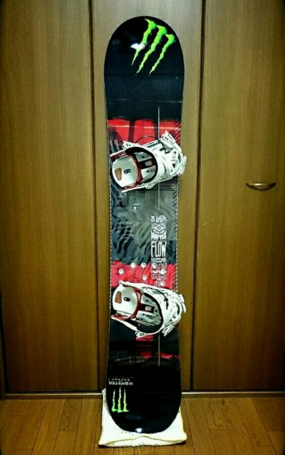 RIDE*FLOW スノーボード FLOW 3点セット スノーボード板、ビンディング