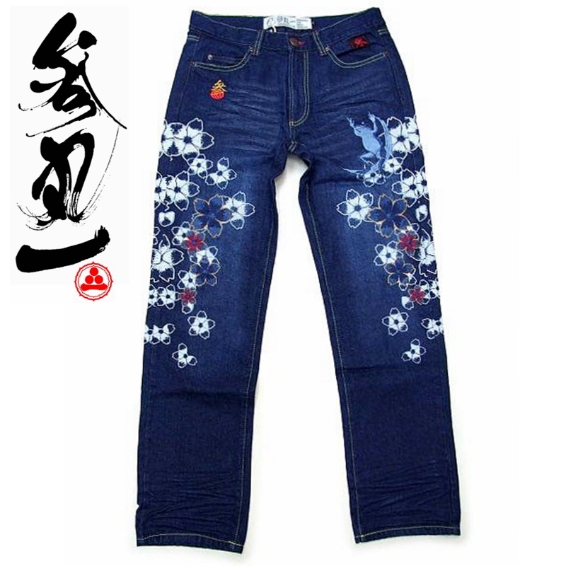 セール，大人気 特価 定価17 064円 サンマルイチ参丸一桜舞 三日月福蛙デニムパンツ W38(W37以上)｜売買されたオークション情報、yahooの商品情報をアーカイブ公開 - オークファン W37以上
