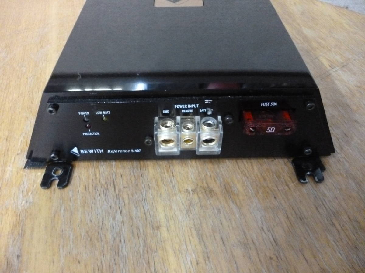 カーアンプ ビーウィズ BEWITH R－407 BEWITH Reference R-407