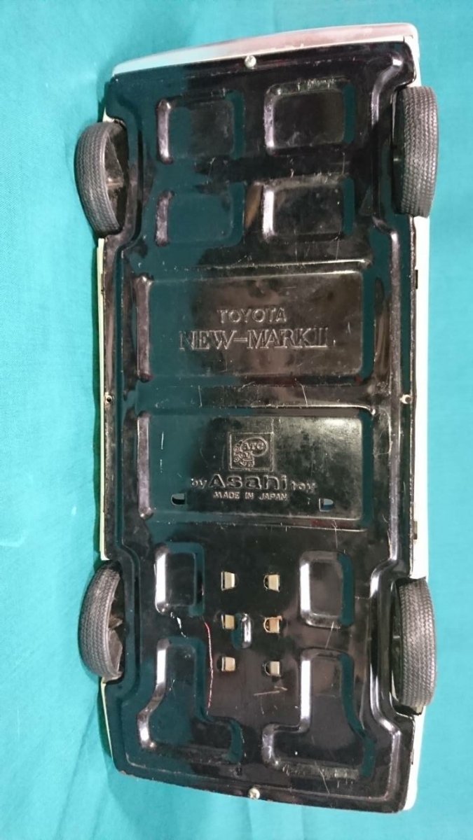 当時物 玩具】 Asahi toy アサヒ玩具 ブリキ自動車 [TOYOTA NEW-MARKⅡ