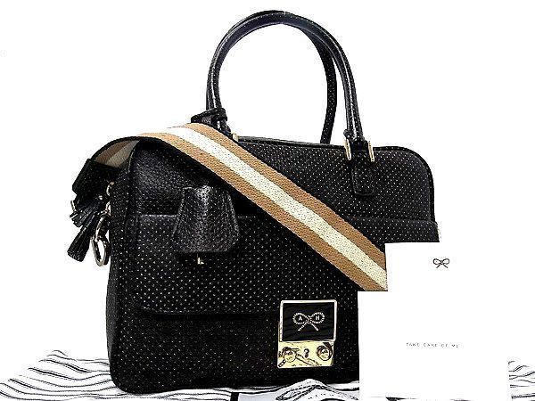 1円 □極美品□ ANYA HINDMARCH アニヤハインドマーチ カーカー ドット 