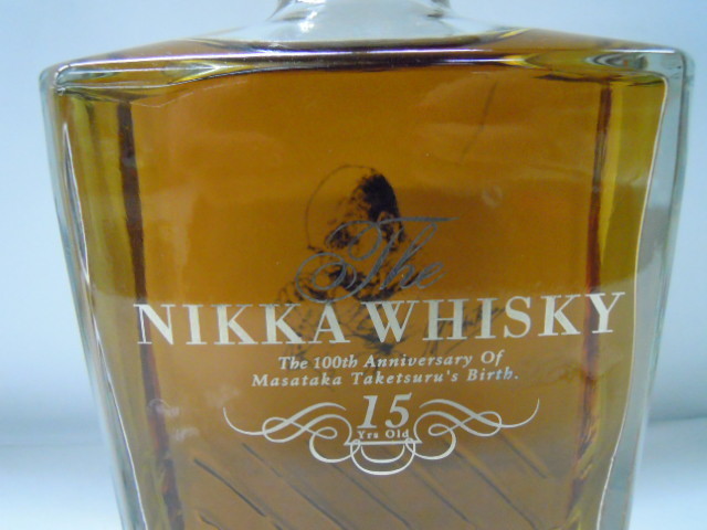 ニッカ 竹鶴政孝 NIKKA 秘伝 ウイスキー 15年 WHISKY 生誕100周年
