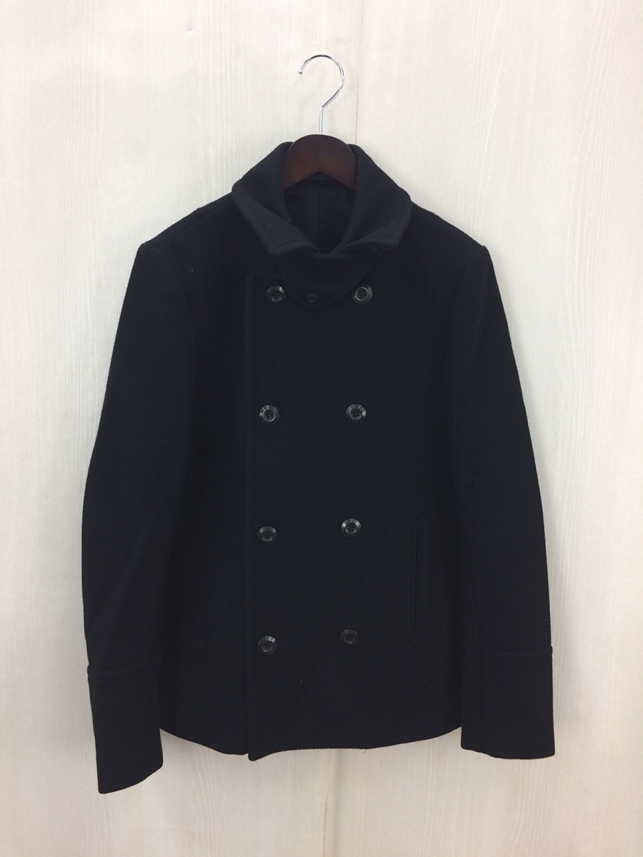  Attachment ピーコート/M/ウール/BLK/無地(Mサイズ)｜売買されたオークション情報、yahooの商品情報をアーカイブ公開 - オークファン Mサイズ