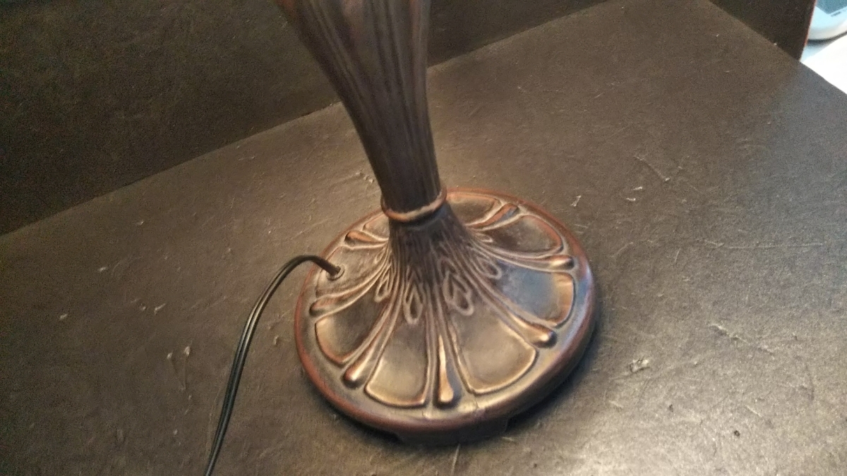 加藤工芸 古代人形 バイオリン ハープ スタンドランプ 陶器製