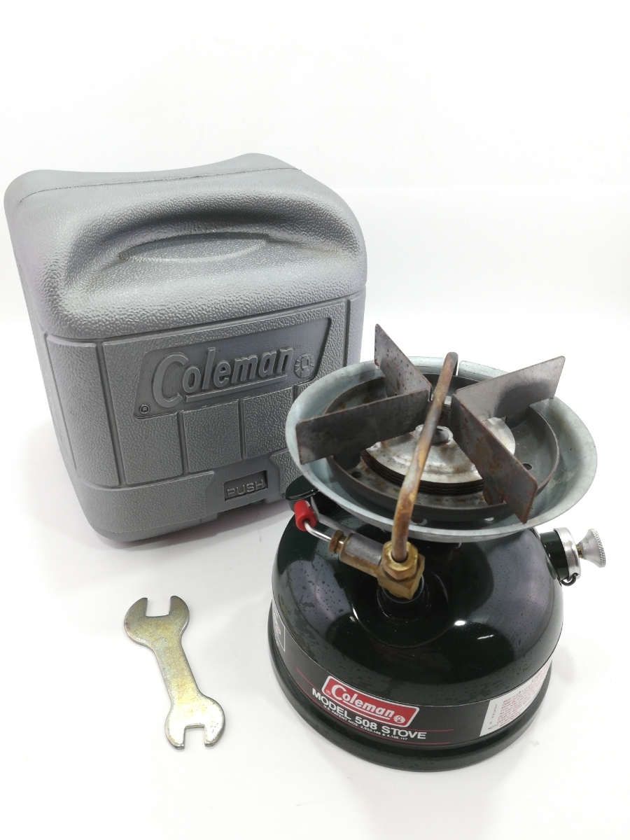 関東限定送料無料 Coleman コールマン シングルストーブ ケース付き