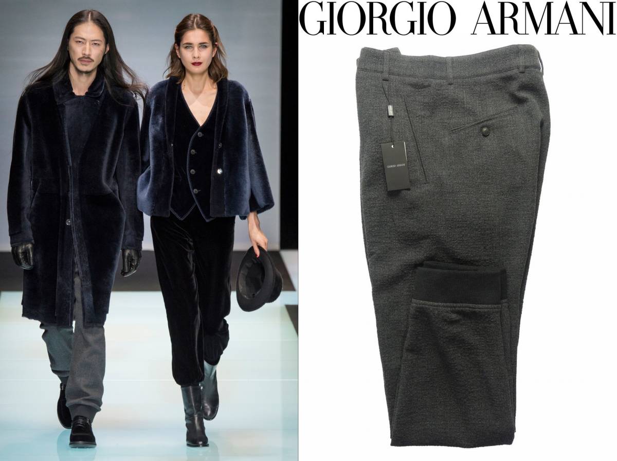 秋冬物194，000円新品GIORGIO ARMANIアルマーニ☆コレクション物！絶妙