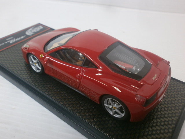 BBR 1/43 フェラーリ 458 イタリア 2009 レッド (2514-92) 【公式通販】