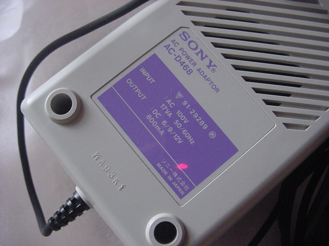SONY - ACパワーアダプター AC-D468 ソニー メルカリ Yahoo