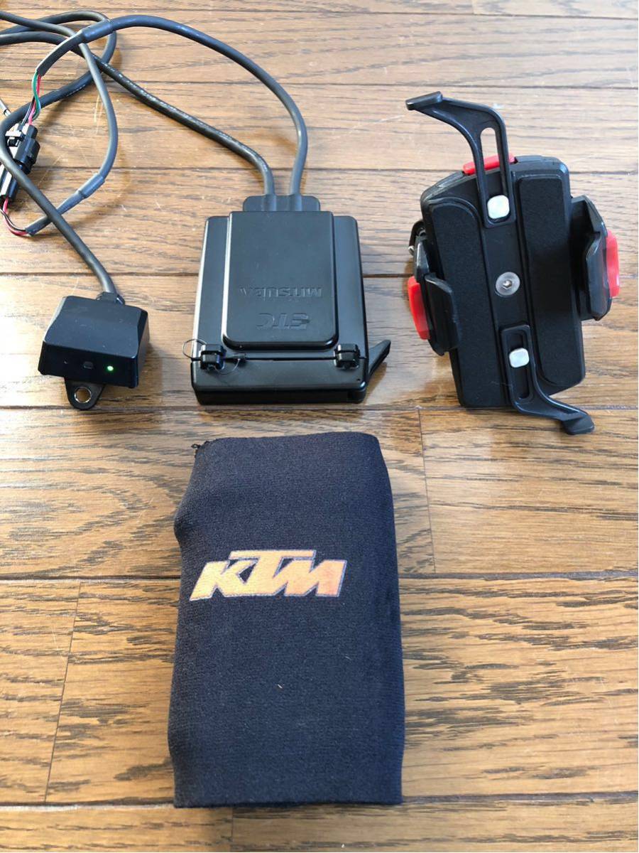 驚きの破格値，2025 ETC 二輪用 ミツバ アンテナ別体 MSC-BE31＆スマホホルダー＆保護カバー KTM のセット セットアップ済み み(ETC)｜売買されたオークション情報、yahooの商品情報をアーカイブ公開 - オークファン ETC