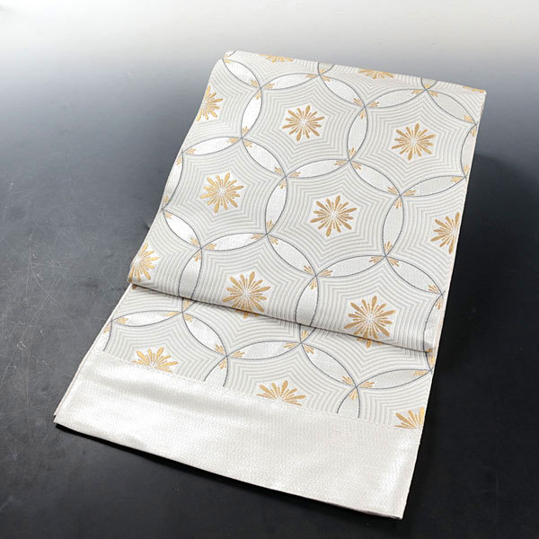 【和遊館】OFB1244　仕立付！超逸品！人間国宝「北村武資」煌彩錦袋帯