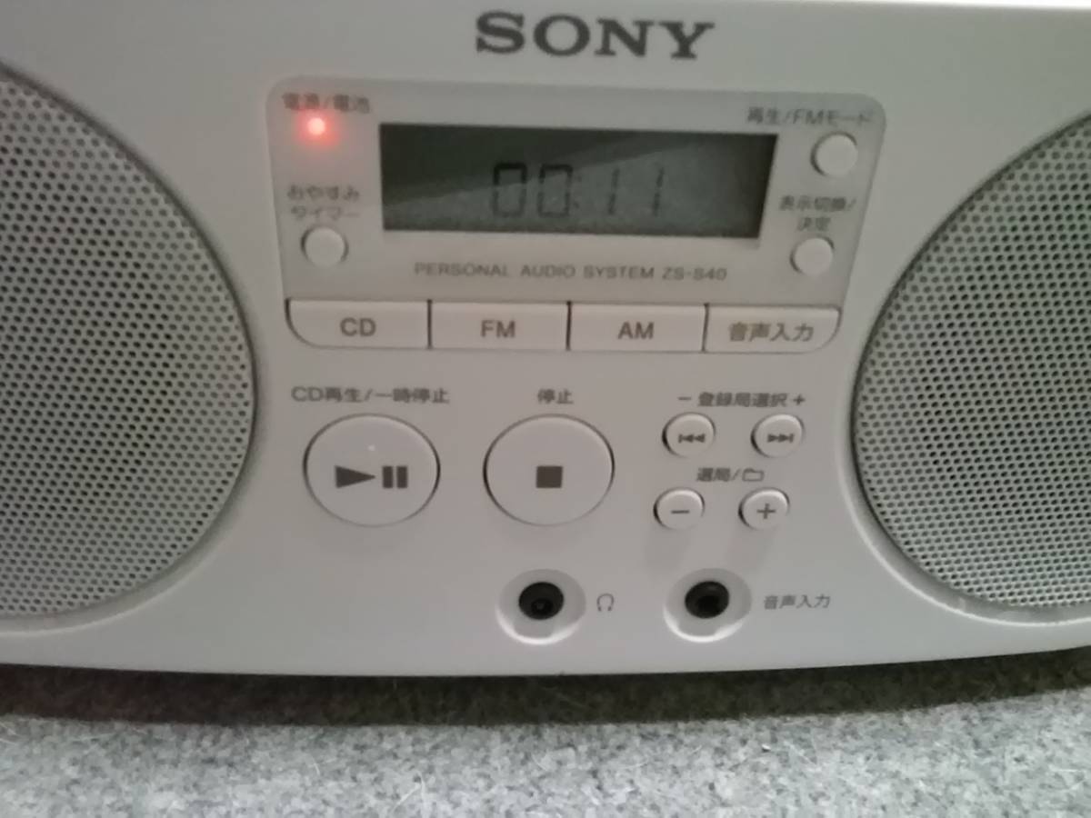 SONY　「ZS-S40」２０１８年製