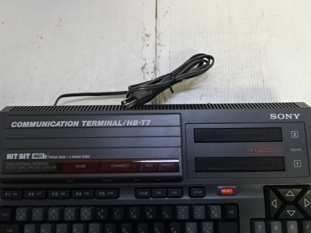 SONY ソニー HB-T7 旧型PC MSX2 HITBIT 管理I-41 SONY ソニー HB-T7