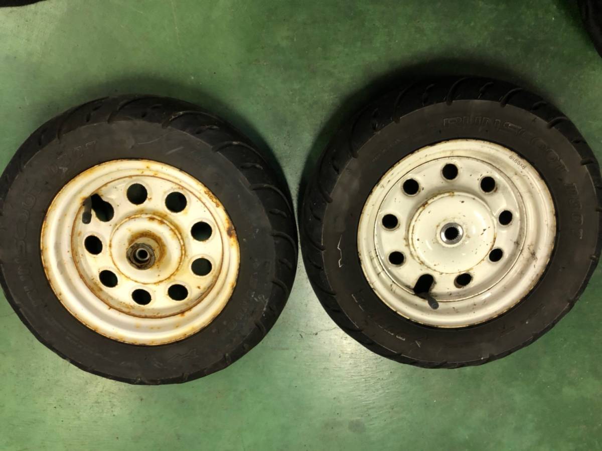 H1　ホンダ　DJ-1　純正ホイール　前後　　AF12　DJ-1Rにも　倉庫保管バイク　中古部品