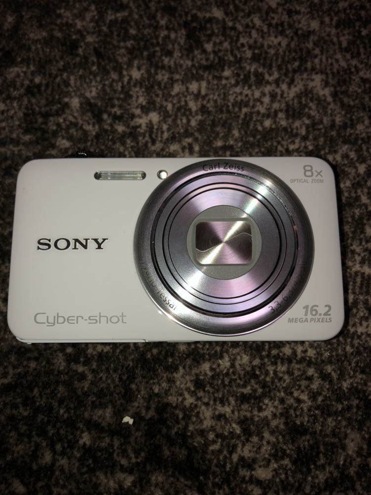 SONY サイバーショット Cyber-shot DSC-WX60 ホワイト バッテリー2個付