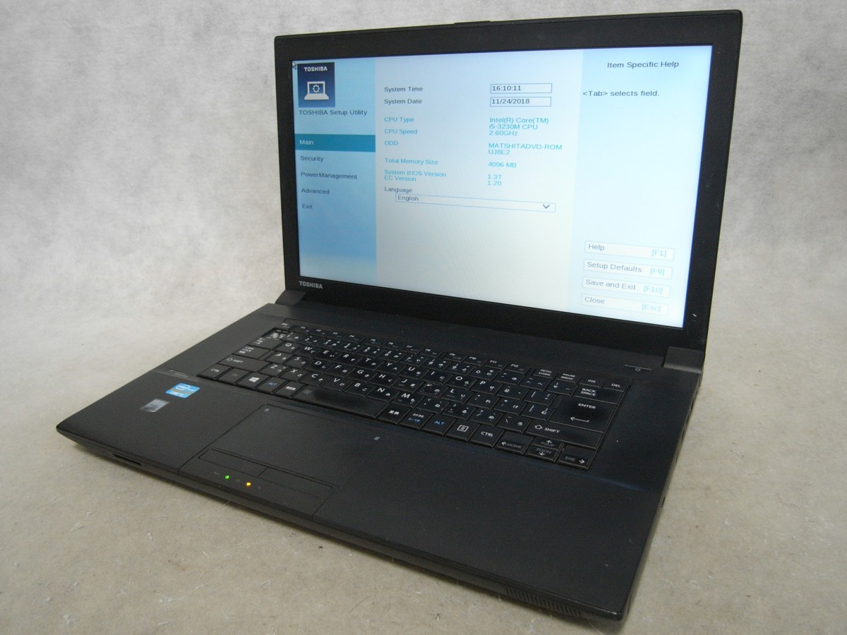 dynabook Satellite B553/J office2016（画面不良) 東芝 Satellite 